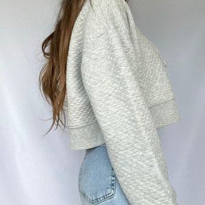 Wild Fable xs Quilted Grey Hoodie